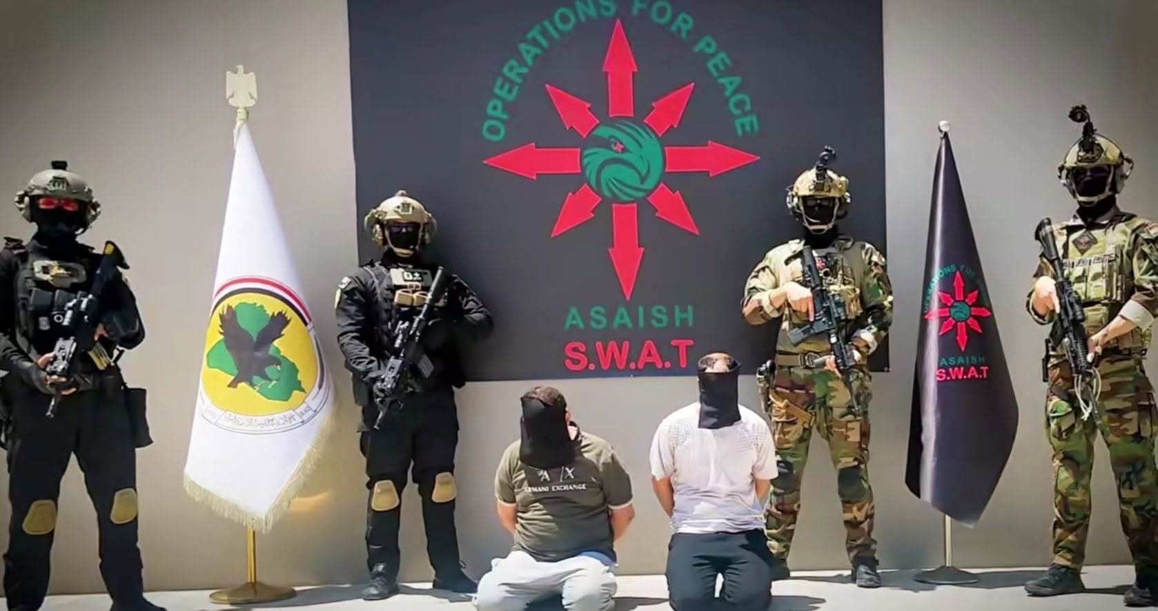 Security forces arrest two ISIS suspects, rescue captives in Sulaimani