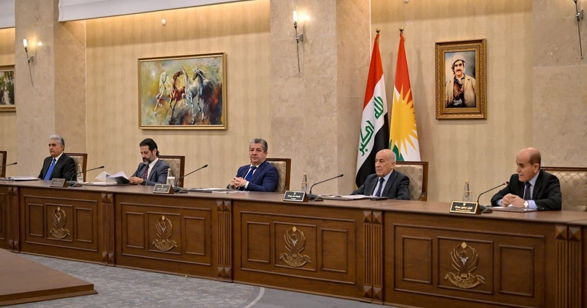 Kürdistan Bölgesi Bakanlar Kurulu'ndan bir dizi karar