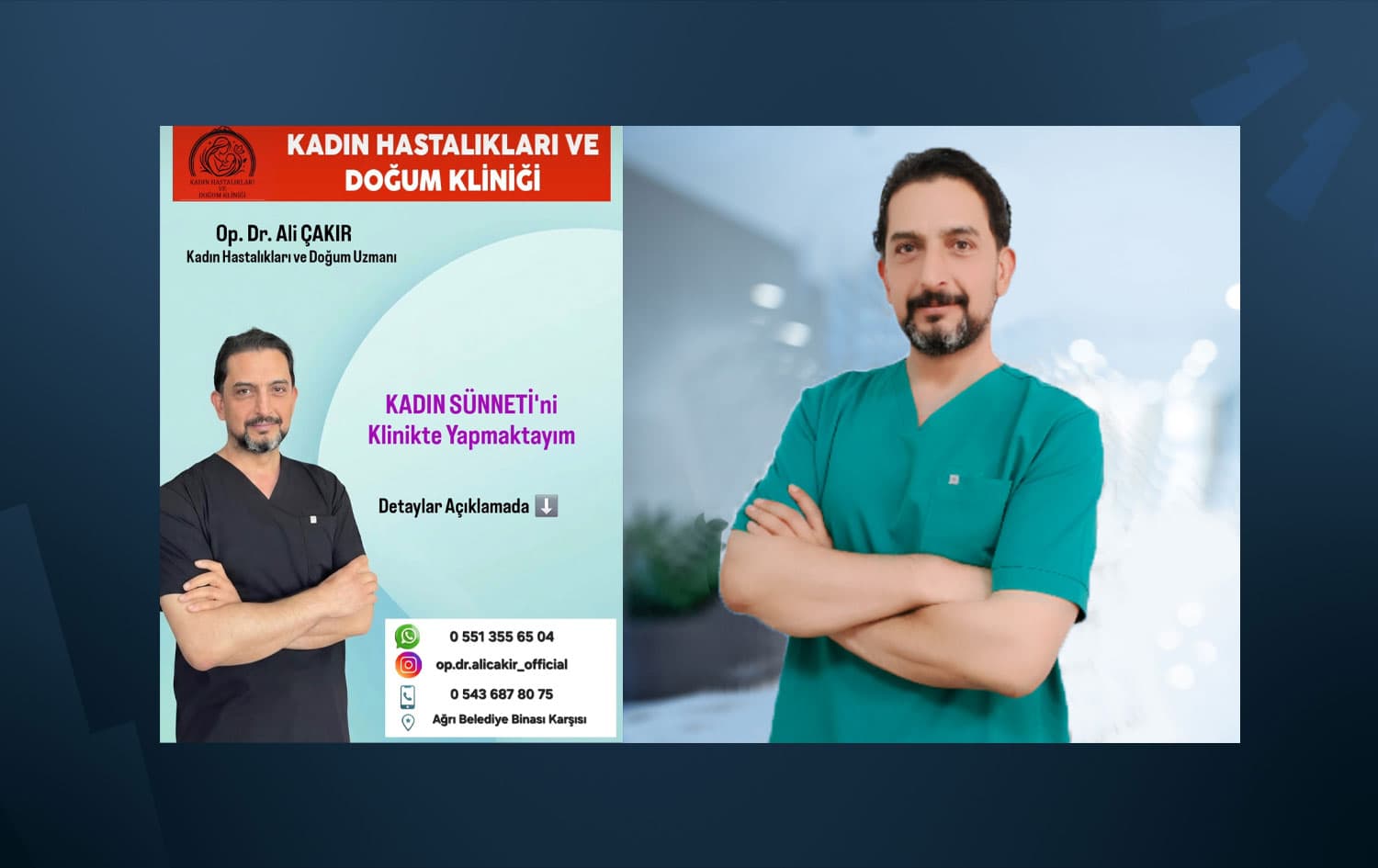 Ağrı’da ‘kadın sünneti’ reklamı!