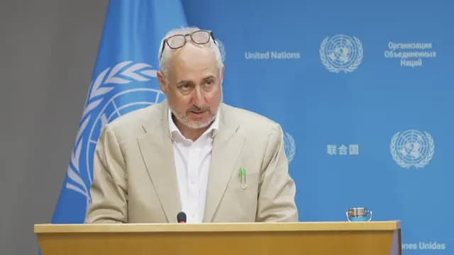 Stephane Dujarric li ser şewitandina daristanên Kurdistanê ji Rûdawê re axivî