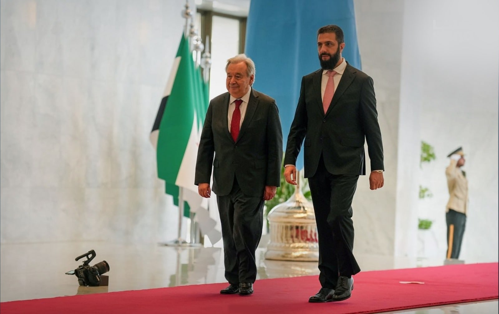 Syria25-07-2026Guterres lands in Damascus in first UN chief visit to Syria since 2009