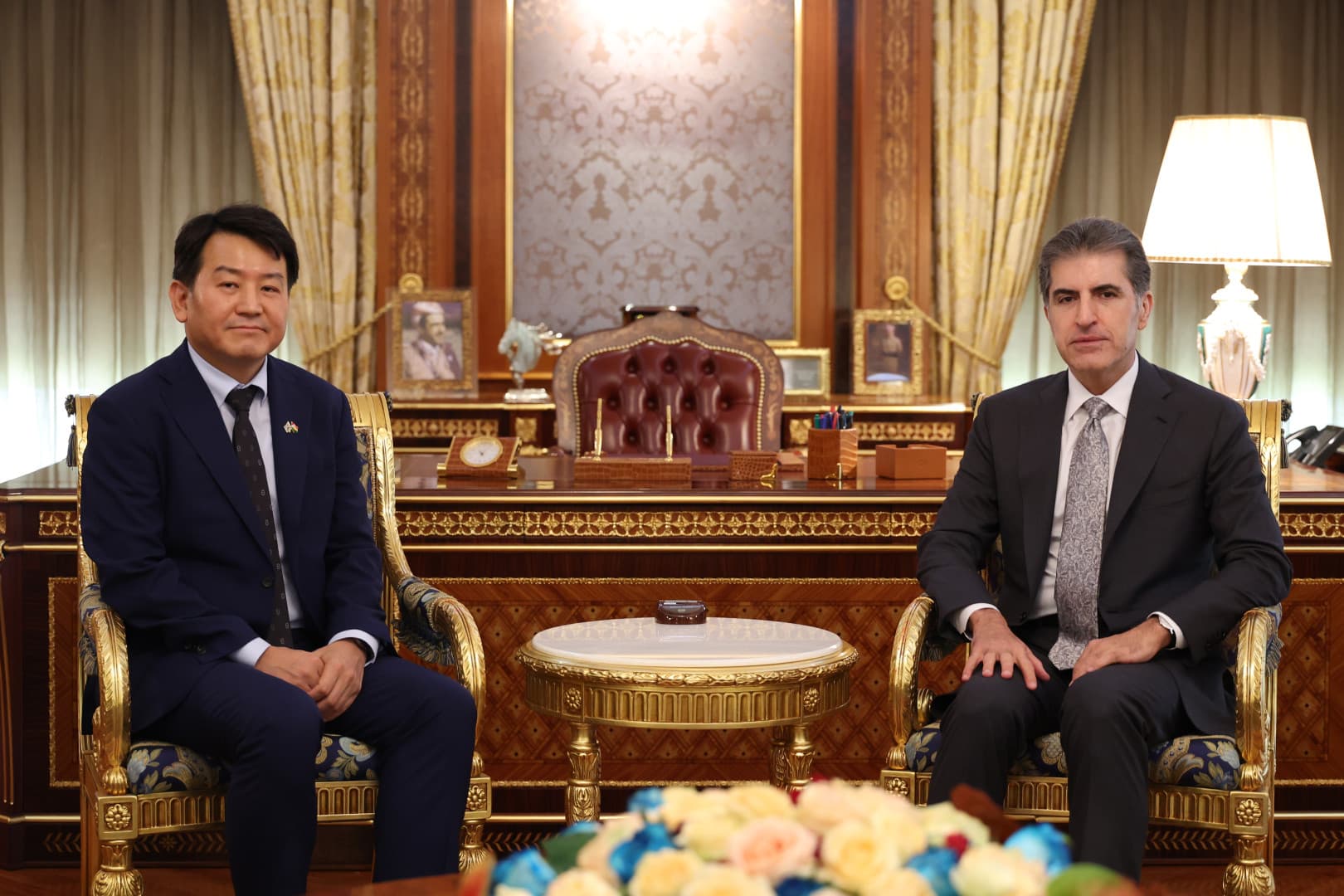 Nêçîrvan Barzanî û Konsulê Koreya Başûr civiyan