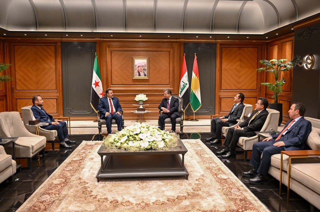 Mesrur Barzani, Suriye Eğitim Bakanı ile görüştü