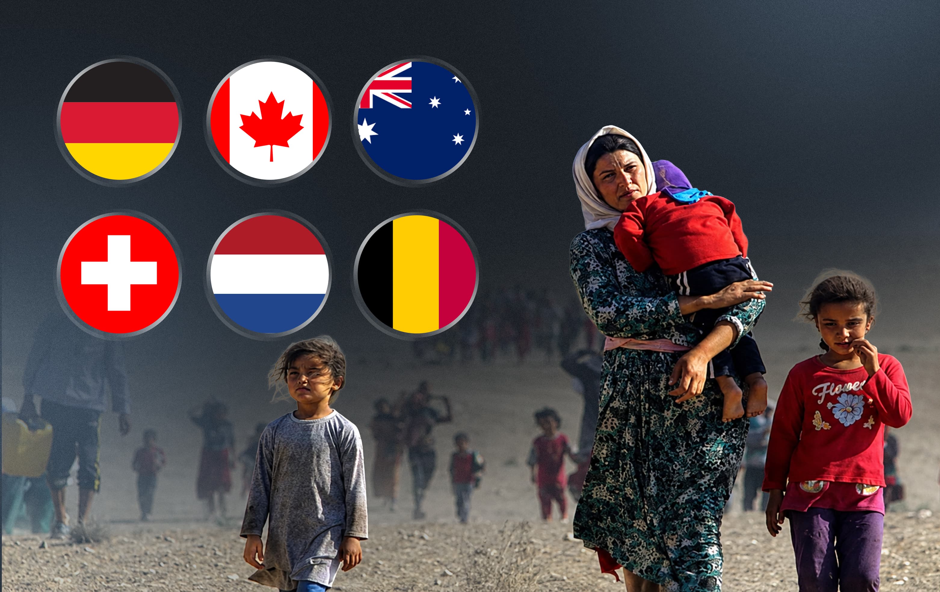 Six countries reaffirm support for Yazidis as asylum policies tighten