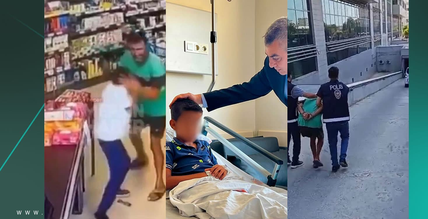 MERSİN - 11 yaşındaki çocuğu markette öldüresiye darp etmişti: Tutuklandı