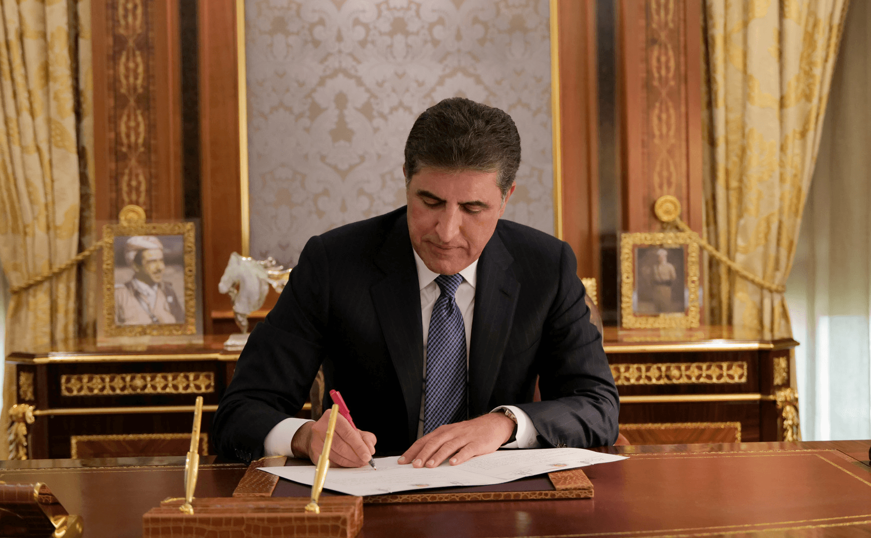 نێچیرڤان بارزانی پلەی 910 پلەداری ئەنجوومەنی ئاسایش بەرزدەکاتەوە