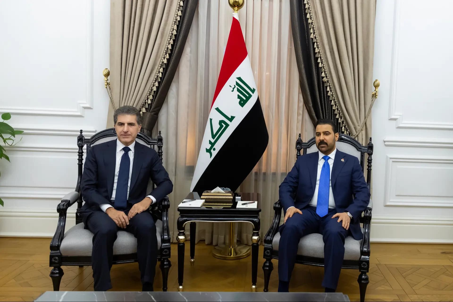 Erbil-Bağdat hattında kritik zirve: Neçirvan Barzani ve Başbakan Zeydi bir araya geldi
