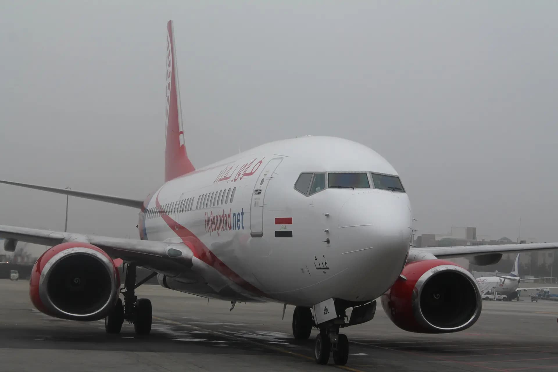 Fly Baghdad'a ait Boeing 737-700 tipi uçak. / Fotoğraf: Fly Baghdad / X