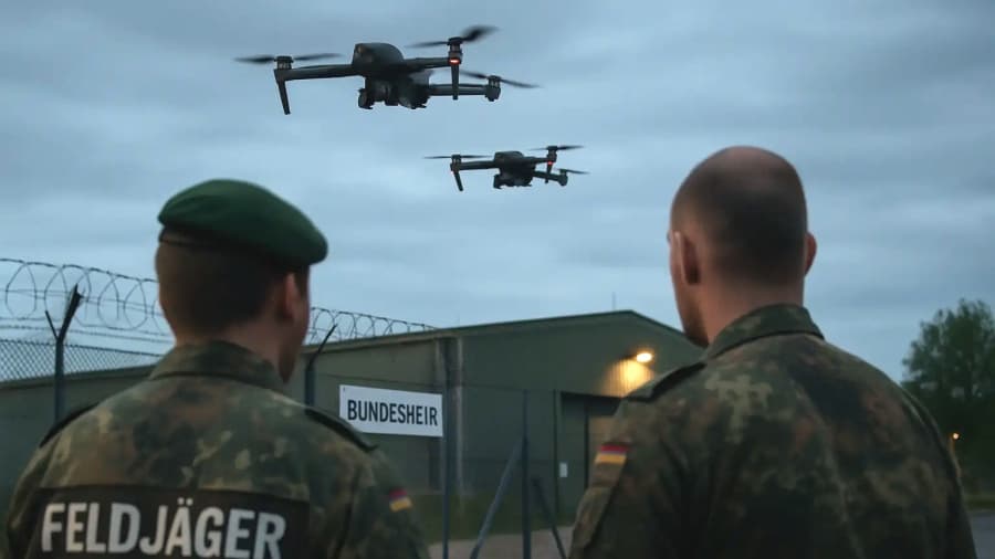 Almanya alarmda: Askeri üs üzerinde 2 şüpheli drone görüldü