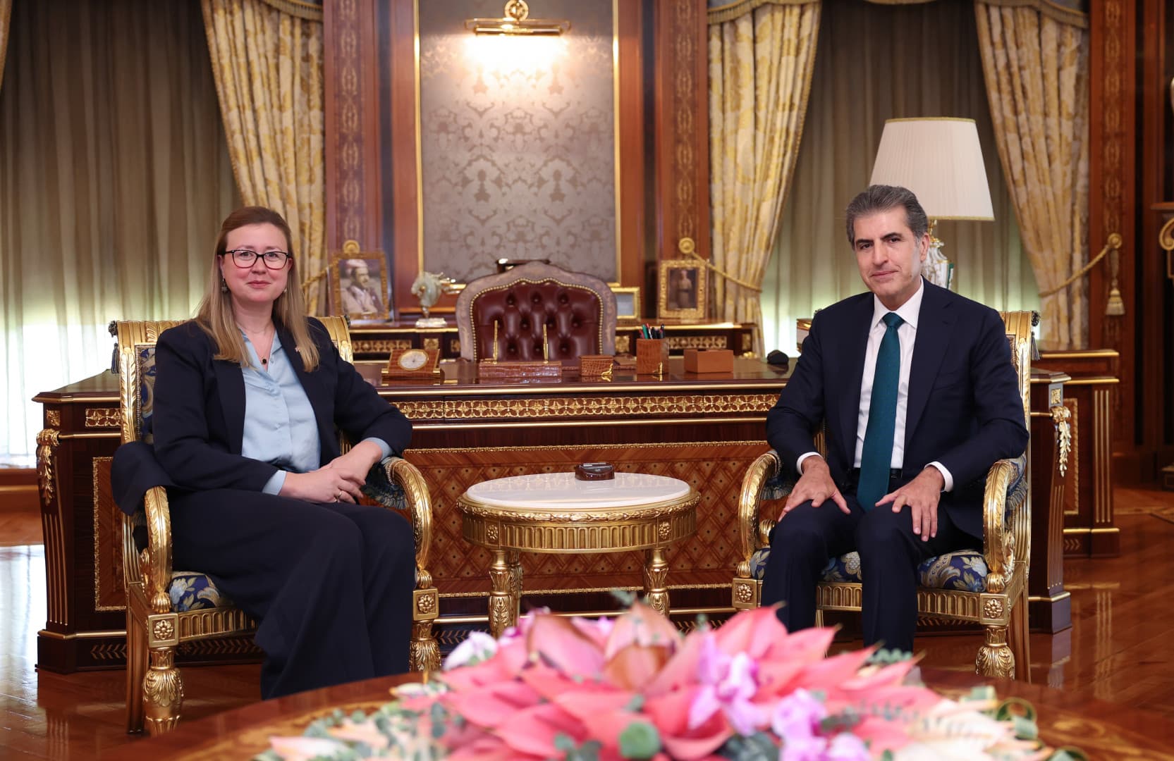 نێچیرڤان بارزانی پاڵپشتیی هەرێمی کوردستان بۆ کۆنسووڵی نوێی بەریتانیا دووپاتدەکاتەوە