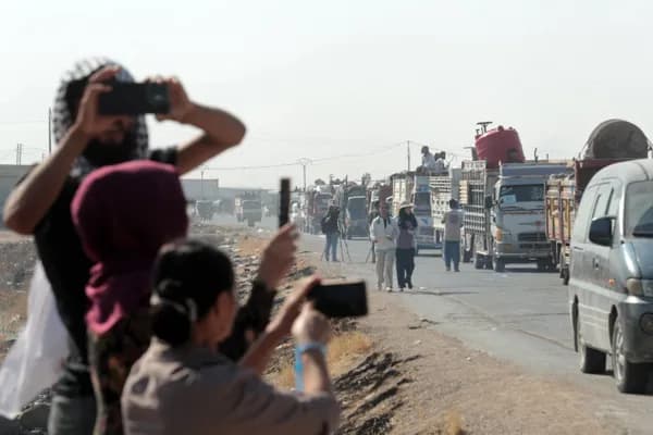 Kurdish displaced families return to their hometowns in Sari Kani in northeast Syria (Rojava) on August 10, 2026. Photo: AFP