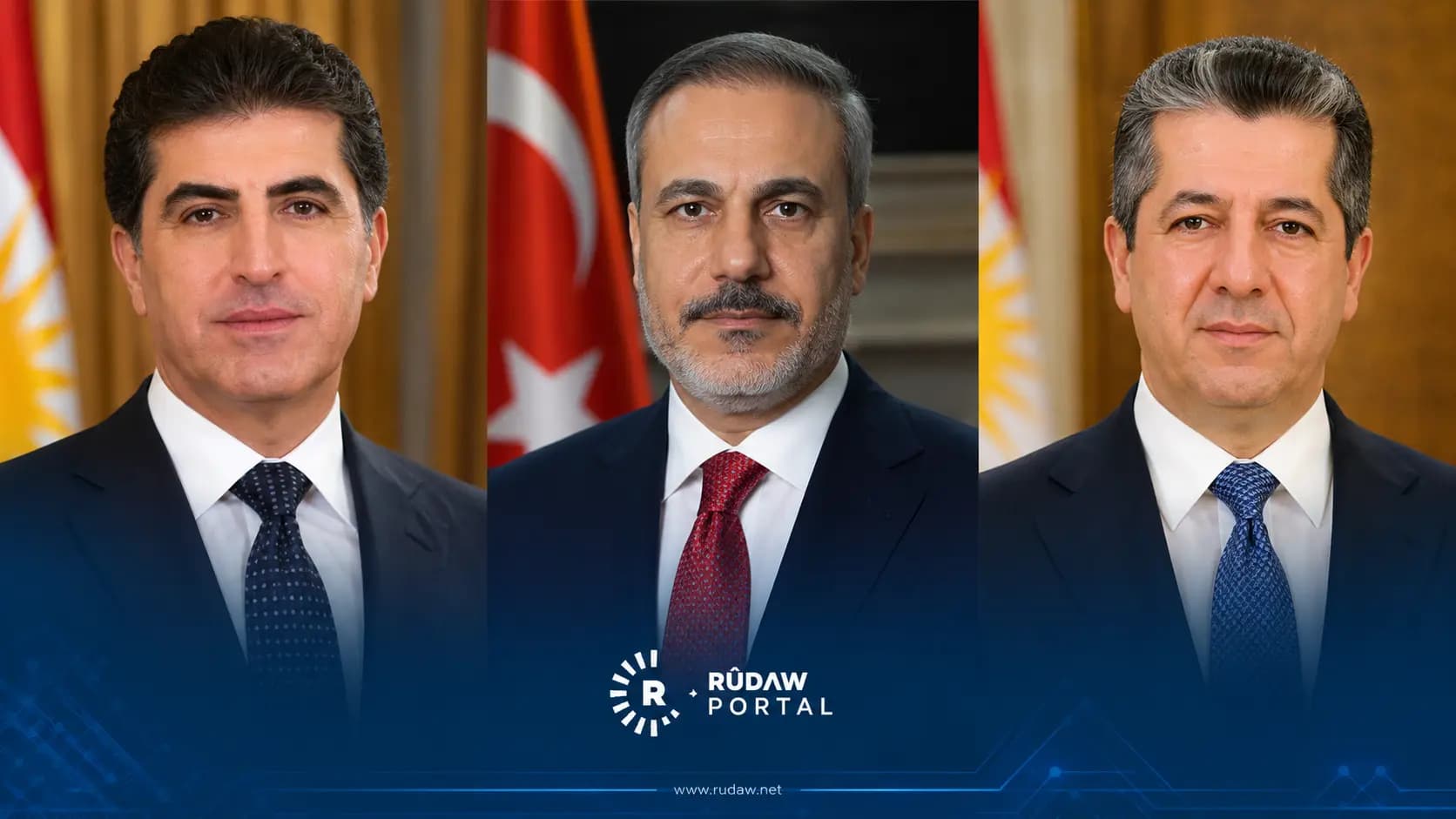 Türkiye Dışişleri Bakanı Hakan Fidan ve Kürdistan Bölgesi Başkanı Neçirvan Barzan