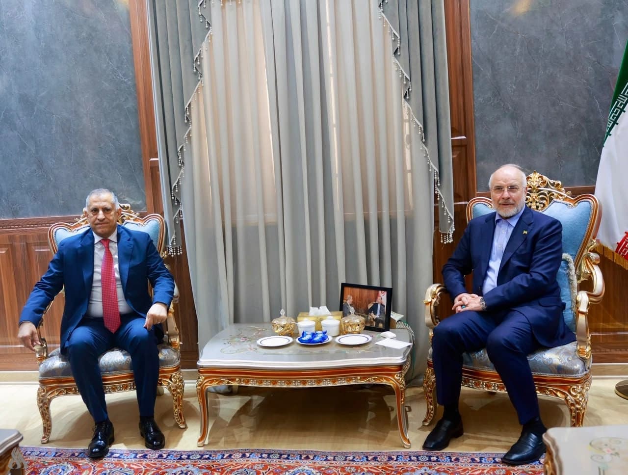 Iraq reaffirms to Iran's Ghalibaf ban on armed groups threatening other countries