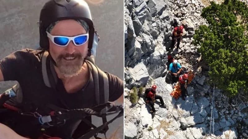 Paraşüt kayalıklara düştü: Eğitmen ile Çinli turist feci şekilde öldü
