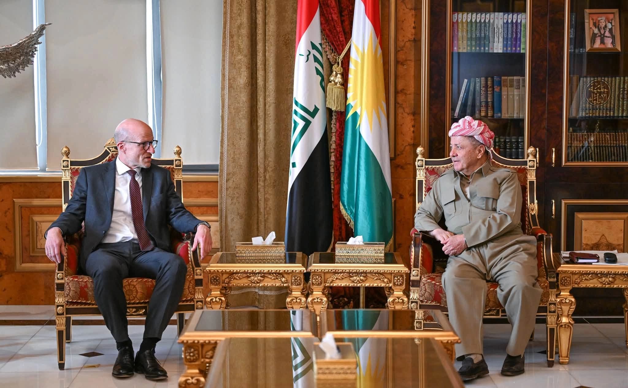 President Barzani, German consul general discuss Iraq, terrorism, political process