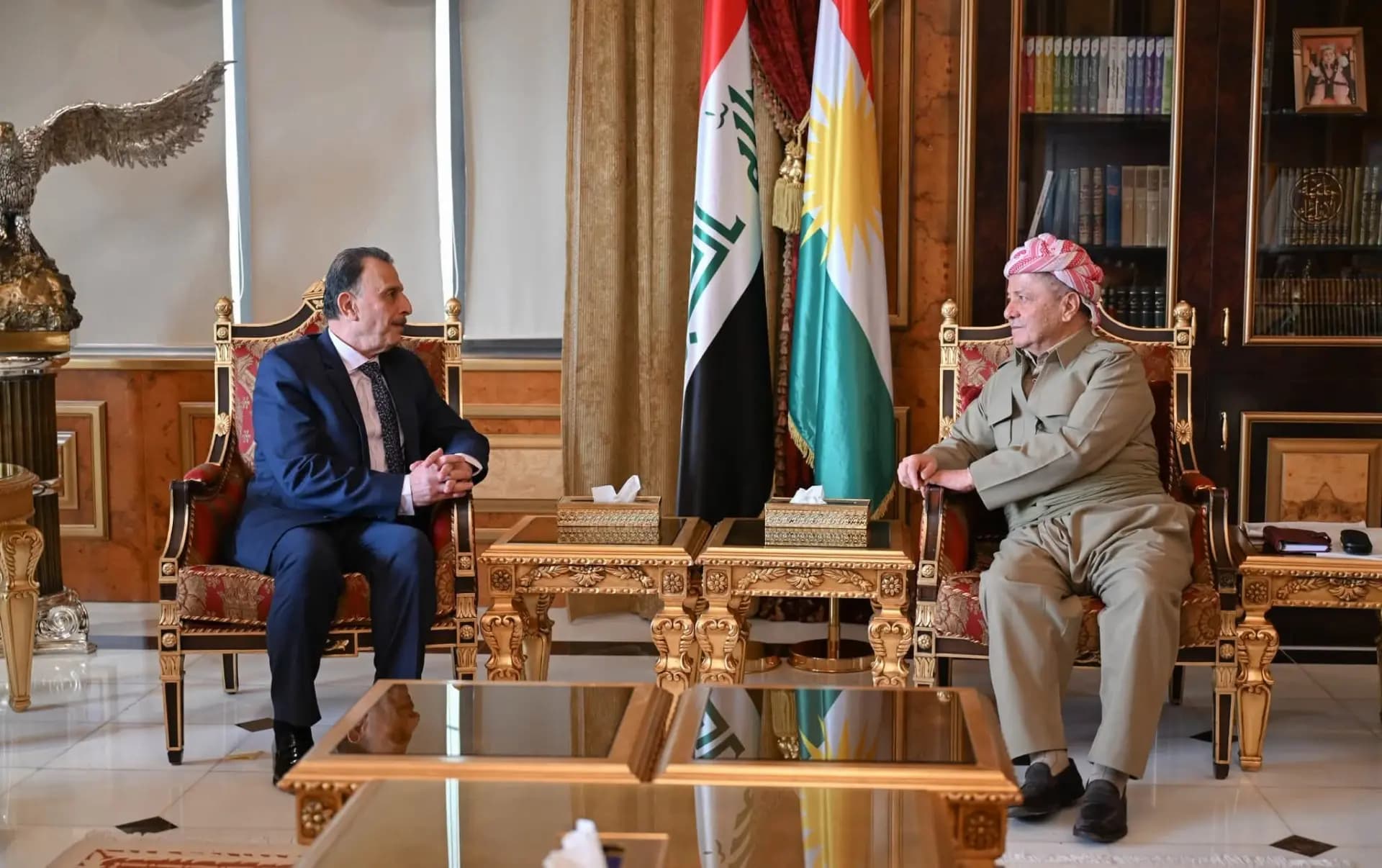 Barzani, Filistin Başkonsolosu Kerki’yi kabul etti: Her iki halkın davası meşrudur