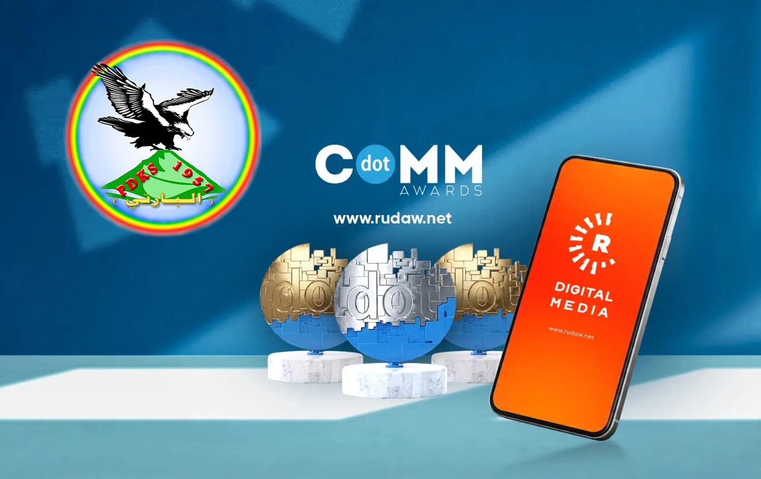 Partiyê (PDKS) Rûdaw pîroz kir