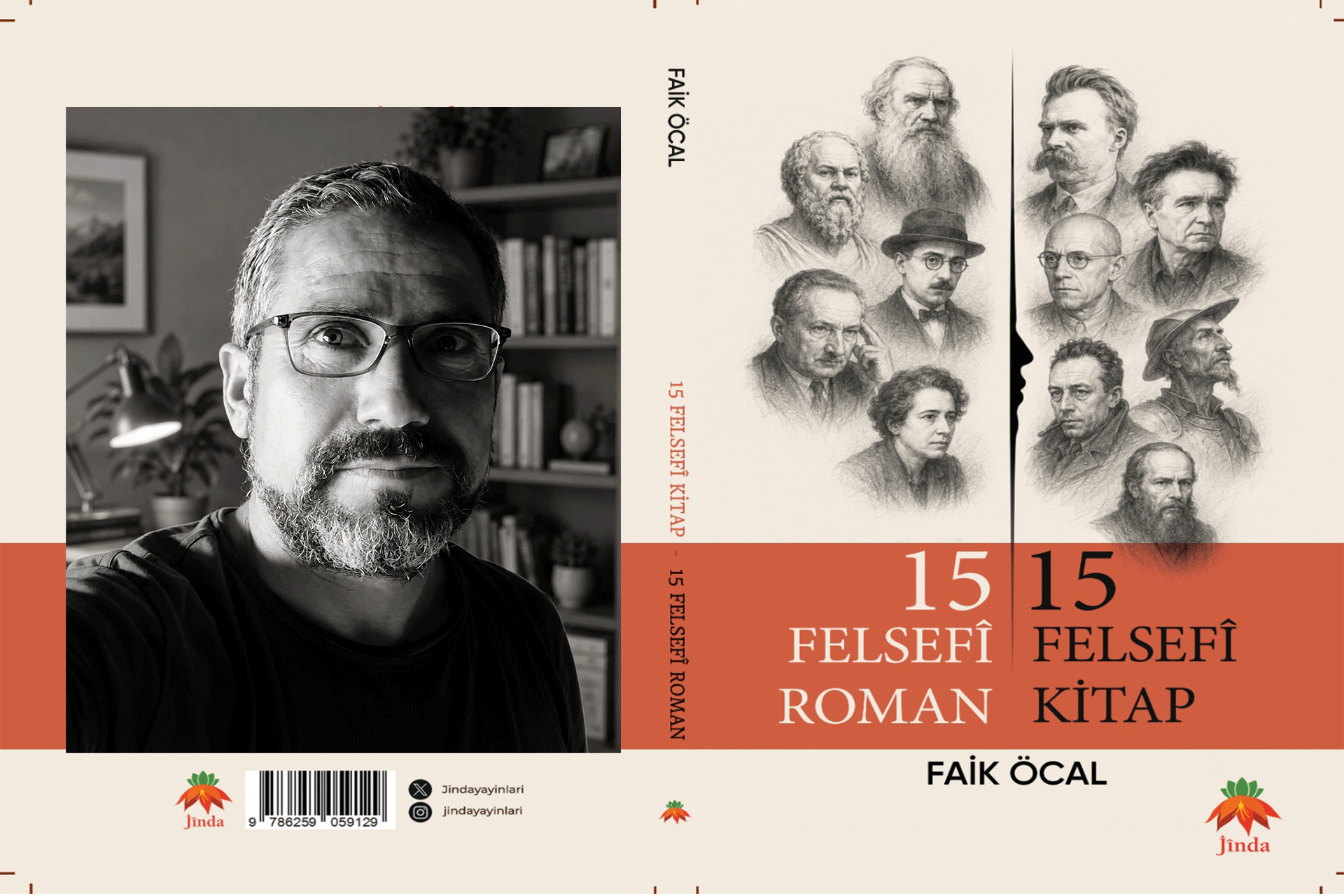 Faik Öcal’ın yeni kitabı ‘15 Felsefî Kitap 15 Felsefî Roman’ çıktı