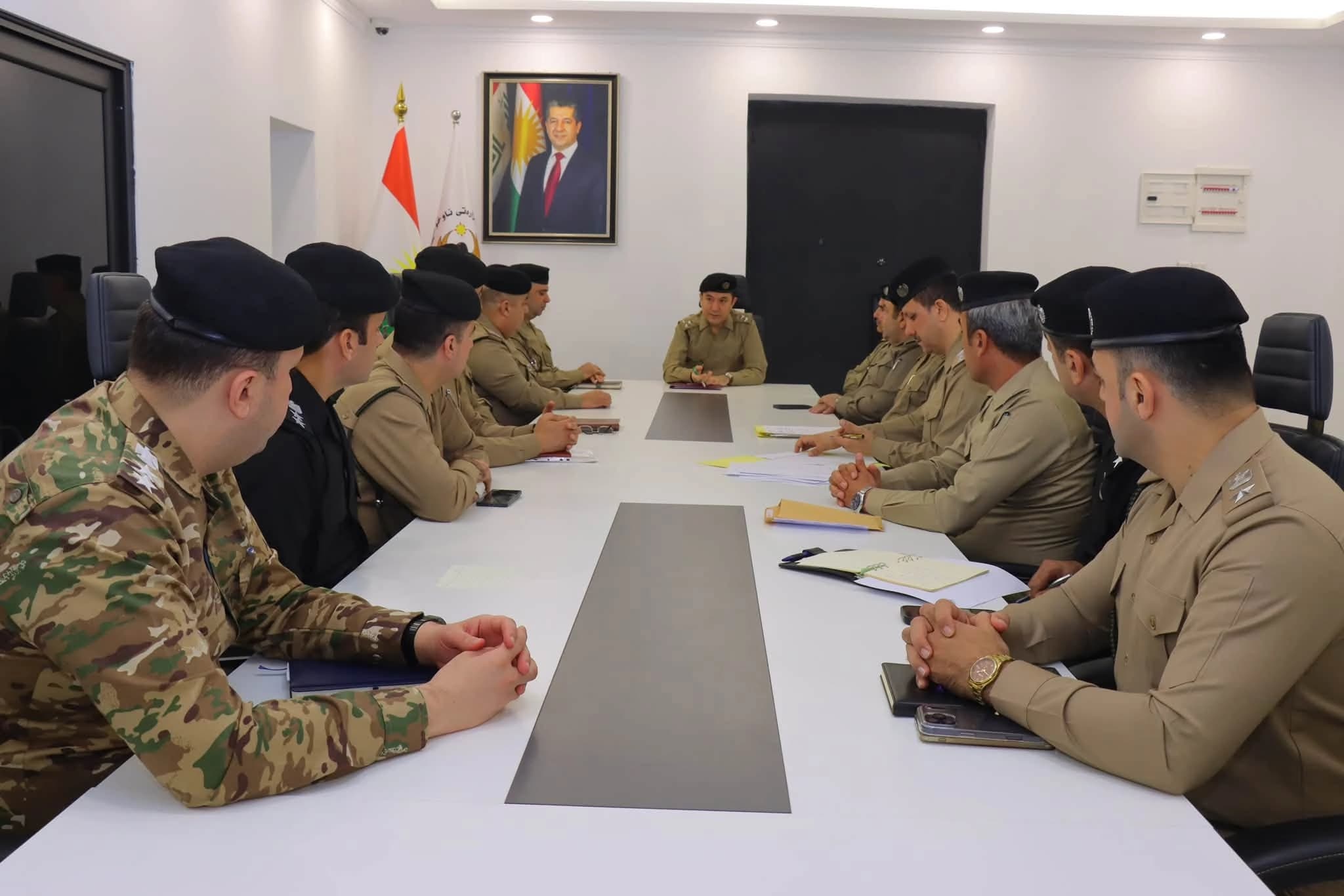 کۆبوونەوەی بەڕێوەبەرایەتیی پۆلیسی پارێزگای هەولێر