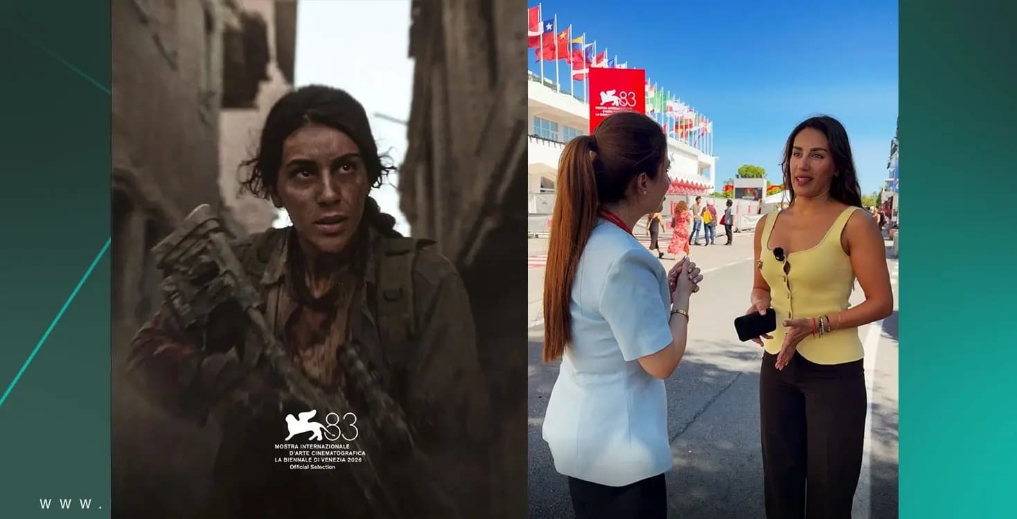 Çîroka Pêşmergeyeke jin li ser xalîçeya sor a Venedîkê ye