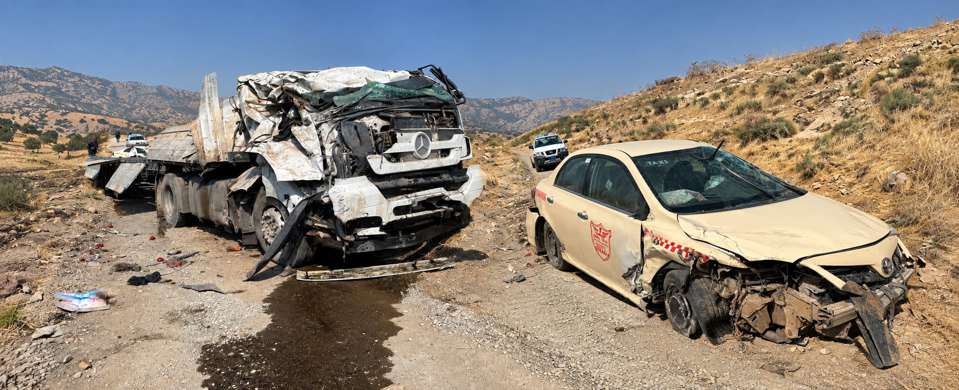 رووداوێکی هاتووچۆ لە سنووری کۆیە گیانلەدەستدان و برینداری لێکەوتەوە