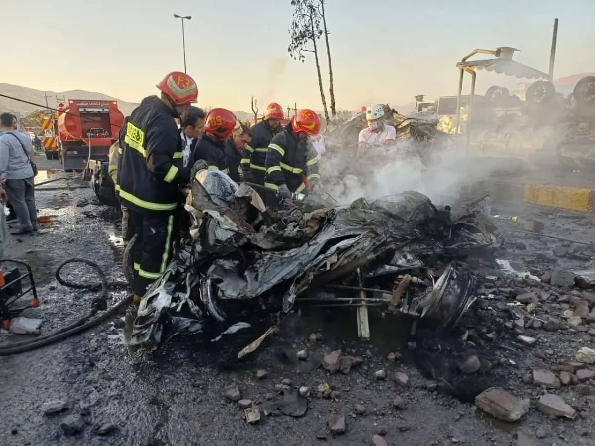 پۆلیسی رێگەوبان: هۆکاری رووداوەکەی سنە - هەمەدان خێرایی زۆری تانکەرەکە بووە
