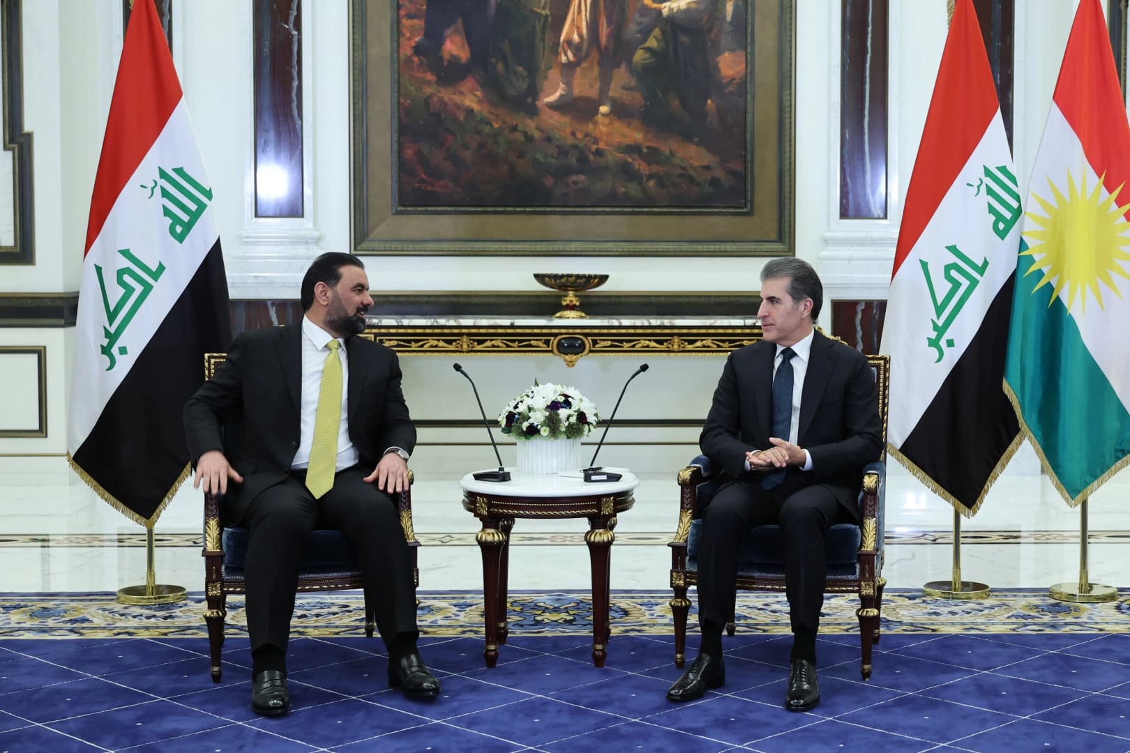 Başkan Neçirvan Barzani, Irak Parlamentosu Başkanı’nı kabul etti