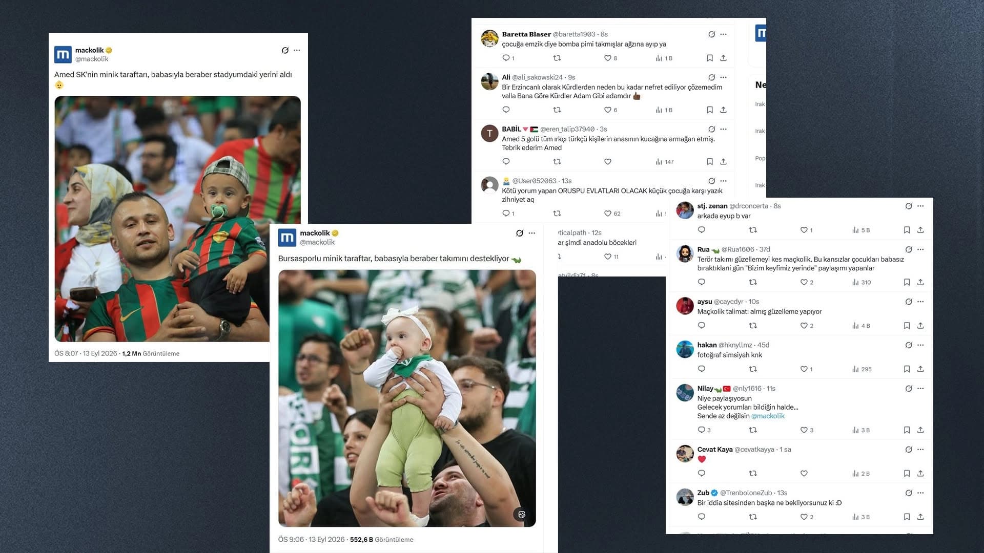 İki bebek, iki ayrı yorum Biri nefret kustu, diğeri ders verdi