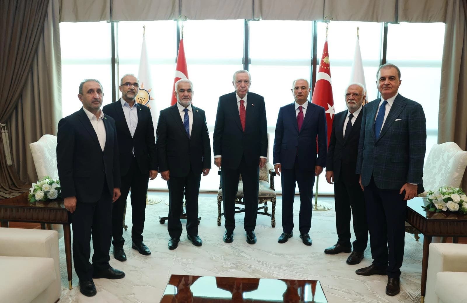 HÜDA PAR Genel Başkanı Yapıcıoğlu, Erdoğan ile görüştü