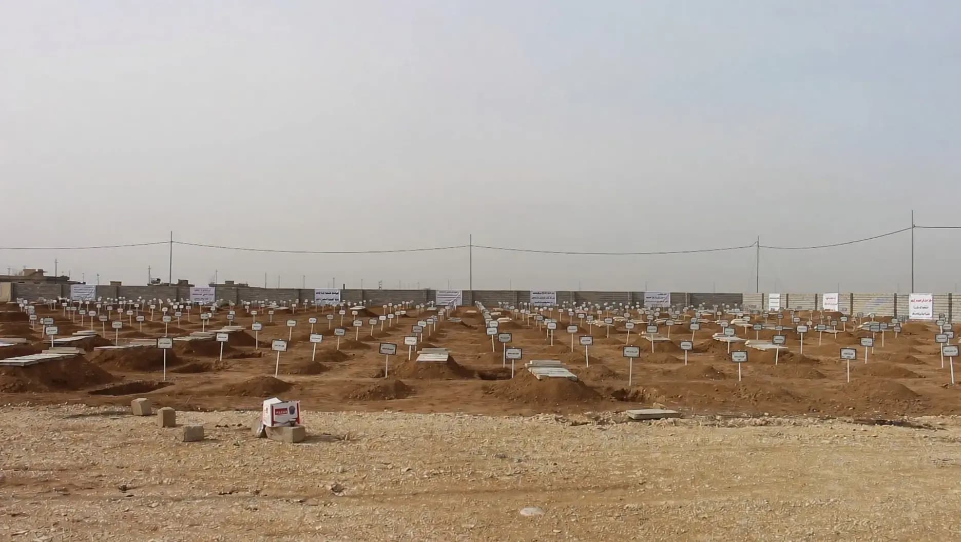25 Ezidi kurbanın cenazesi kimlik tespitinin ardından ailelerine teslim edilecek