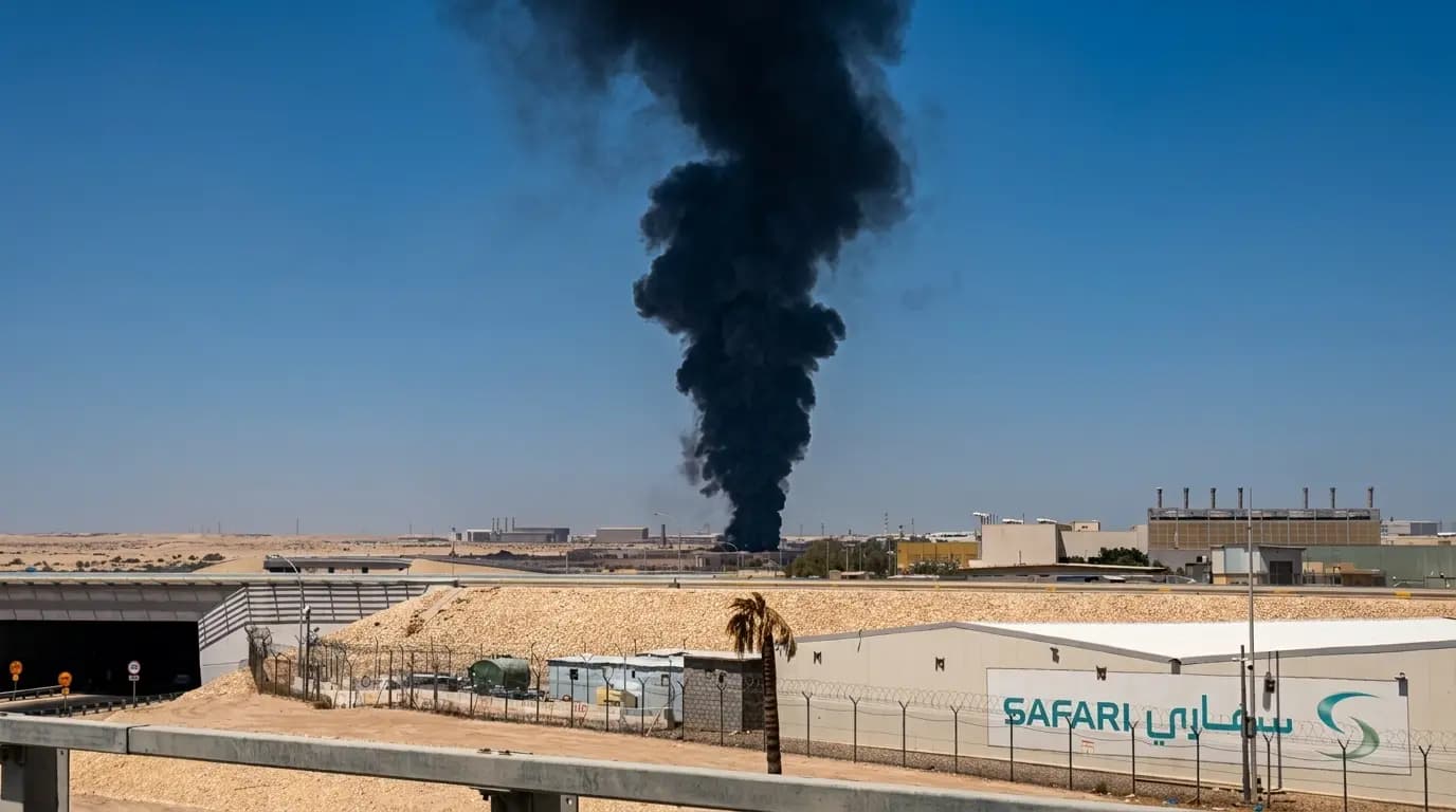 Riyad'da patlamalar: Havalimanında uçuşlar durdu, Aramco tesisinde yangın çıktı