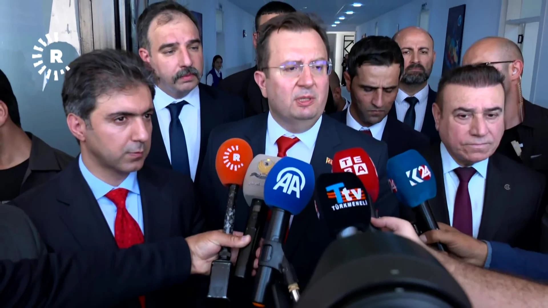 Konsulê Tirkiyeyê yê Hewlêrê li Kifrê beşdarî merasîma vekirina dibistanekê bû