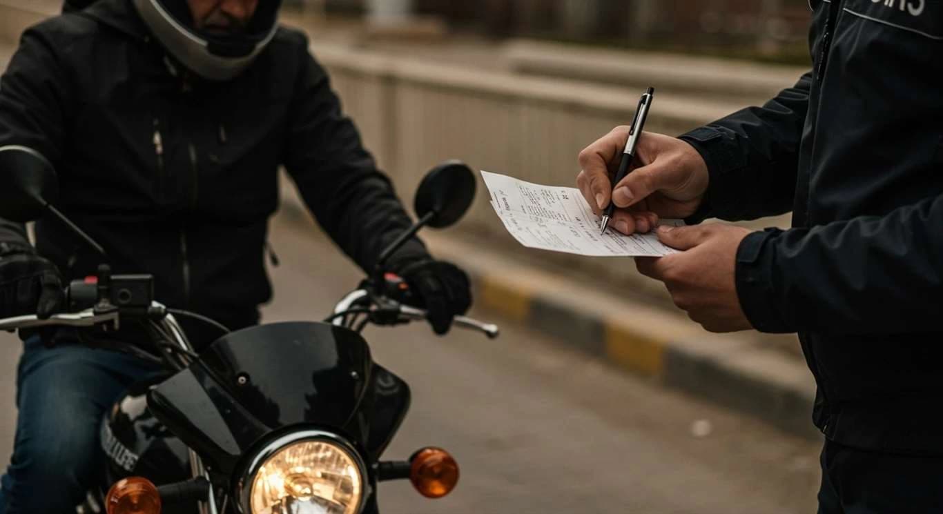 Motosiklet yarışı pahalıya patladı: 2 sürücüye 626 bin lira ceza