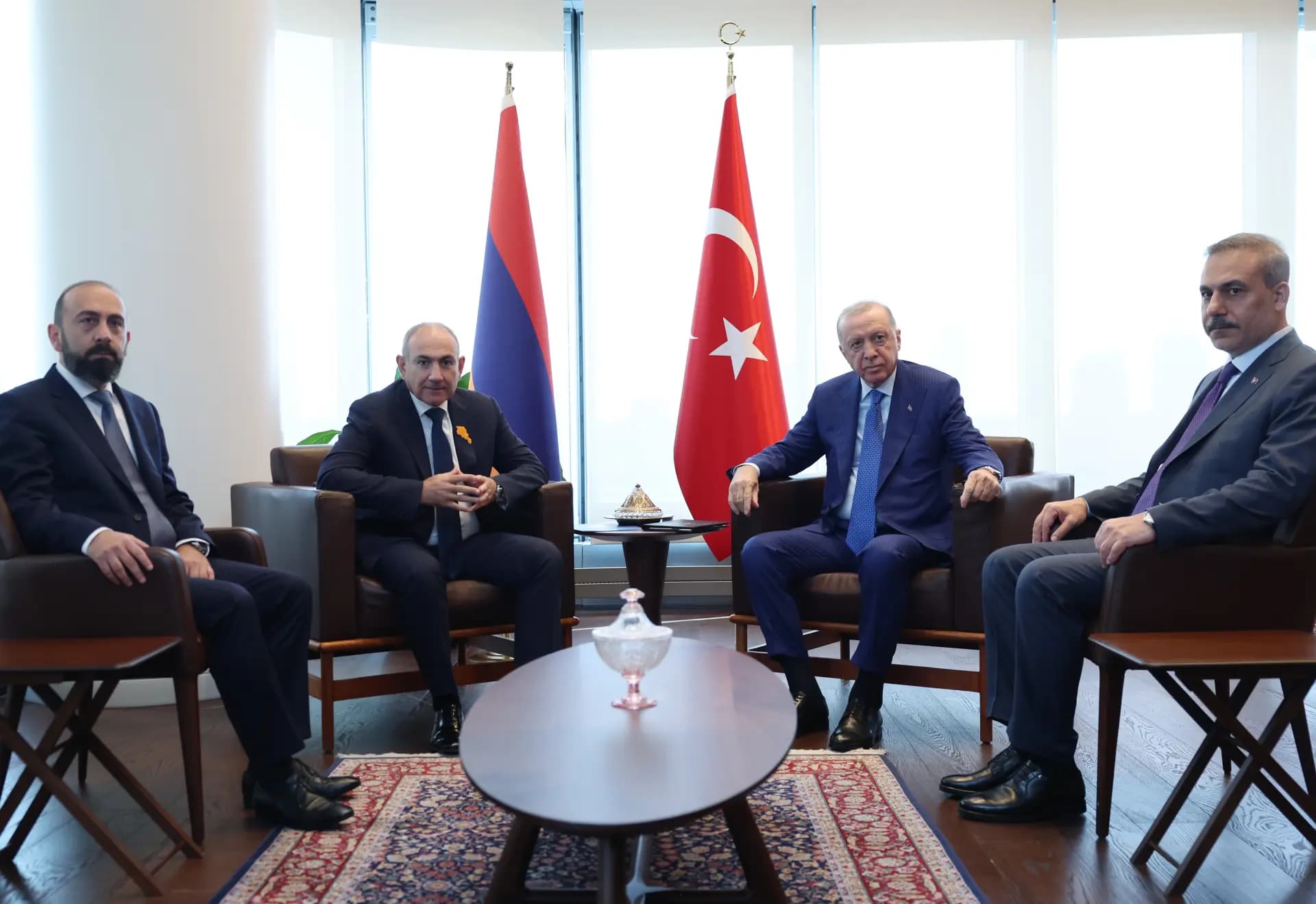 Erdogan û Paşînyan li New Yorkê civiyan