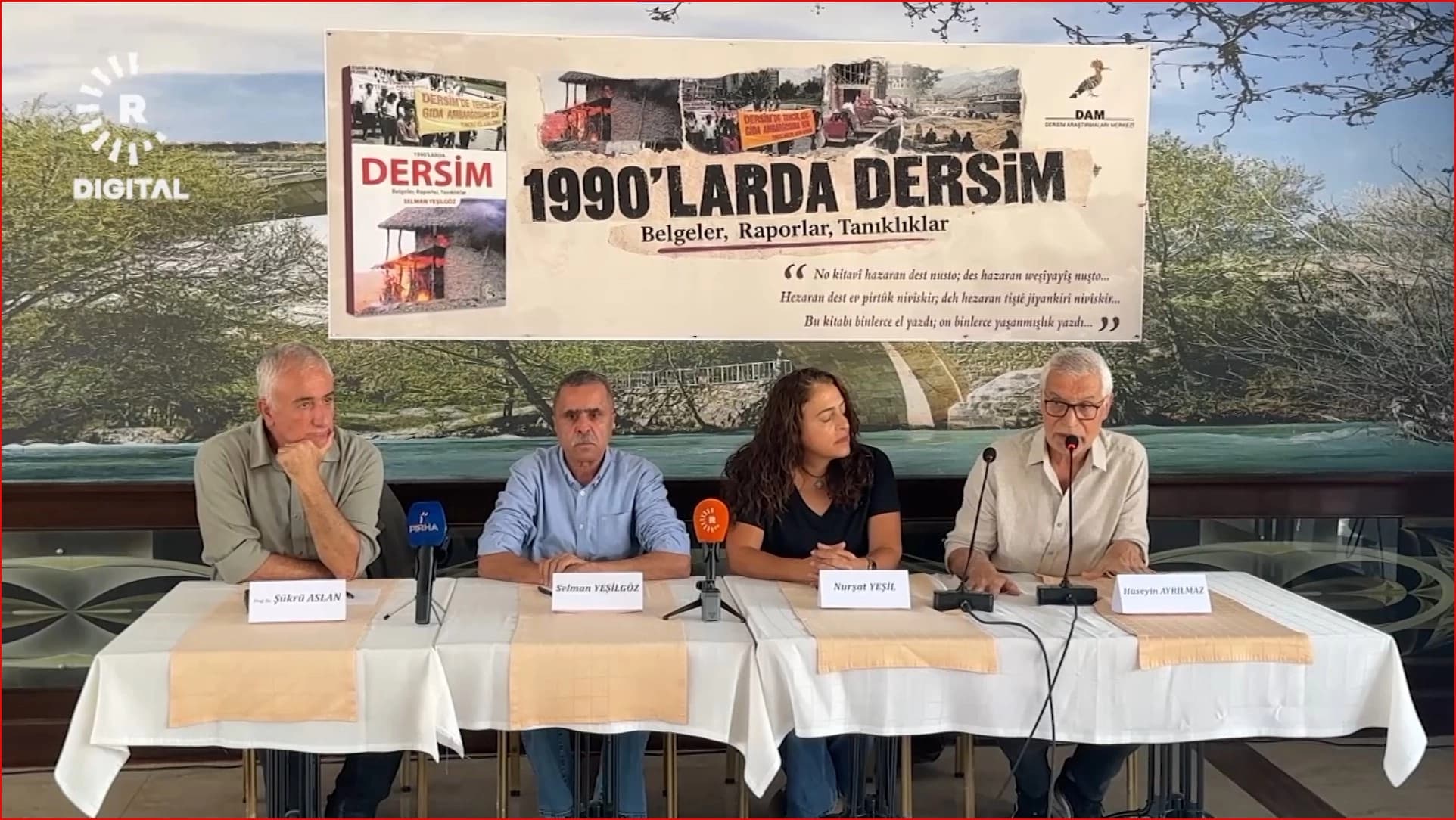 DÊRSIM - Pirtûkeke li ser şewitandin û valakirina gundan hat nasandin