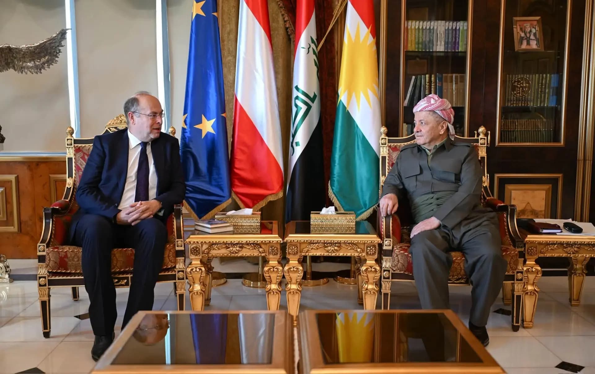 Başkan Barzani: Irak’taki sorunların çözümü için Başbakan’a desteğimiz tam