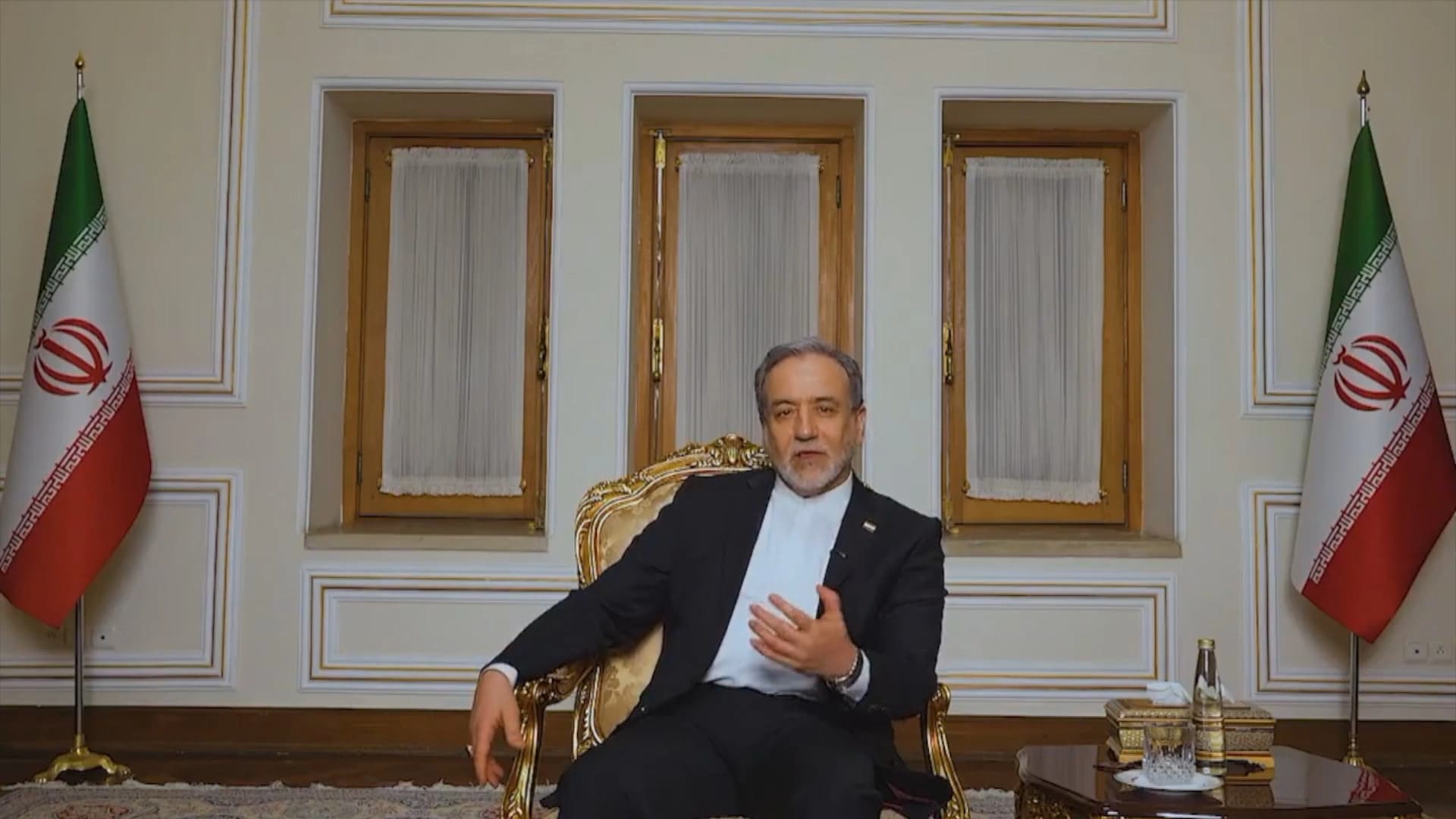 Ebas Eraqçî: Me şertên vekirina Tengava Hurmizê gihandin Amerîkayê