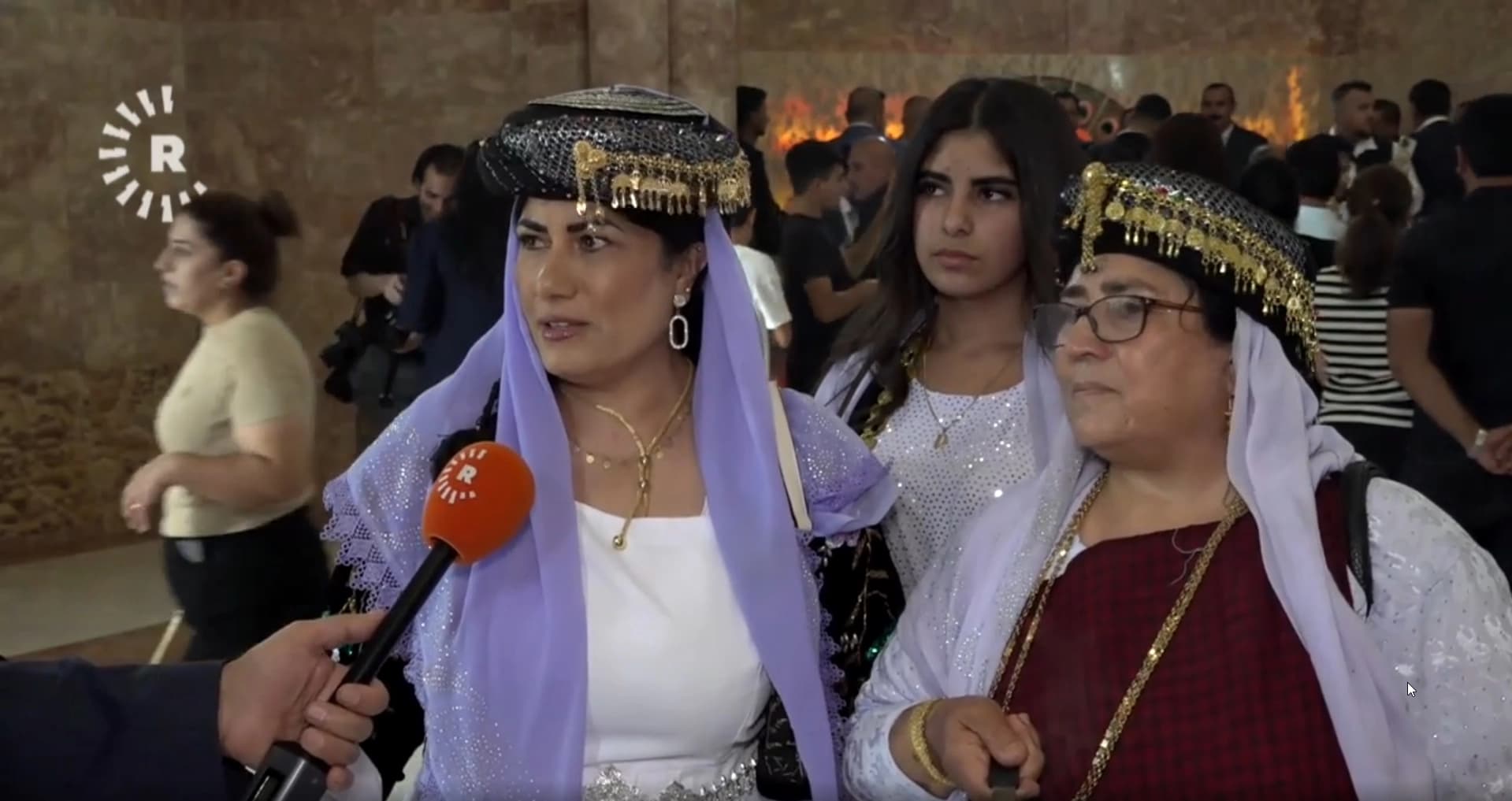 ERİVAN- Ezidi Kürtler, Heft Mêrên Dîwanê Tapınağı’nın açılış yıl dönümünü kutladı