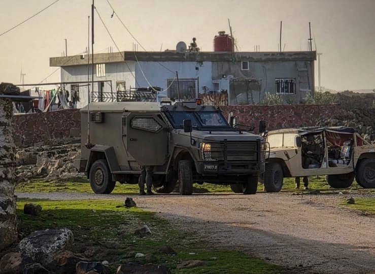 Israeli forces in Syria. Photo: file/SANA