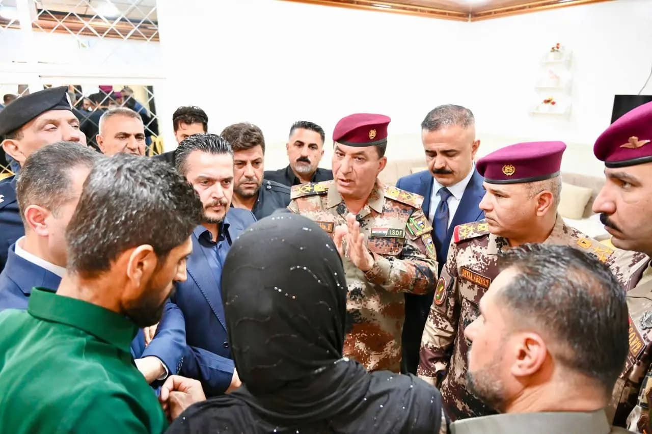 Iraklı askeri heyetten Pirde’de öldürülen iki Kürt gencin ailesine ziyaret