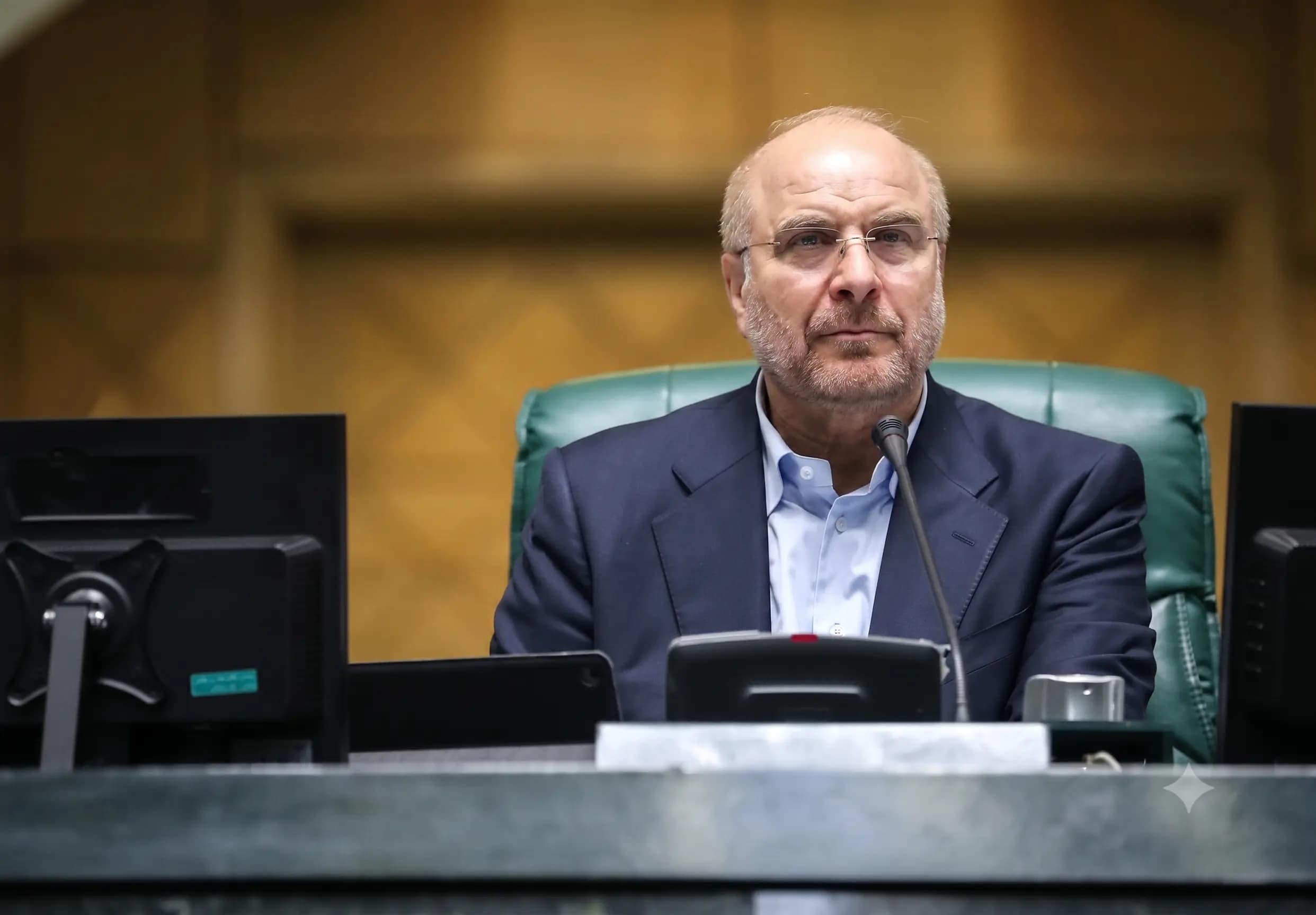 محەممەدباقر قالیباف، سەرۆکی پەرلەمانی کۆماری ئیسلامیی ئێران