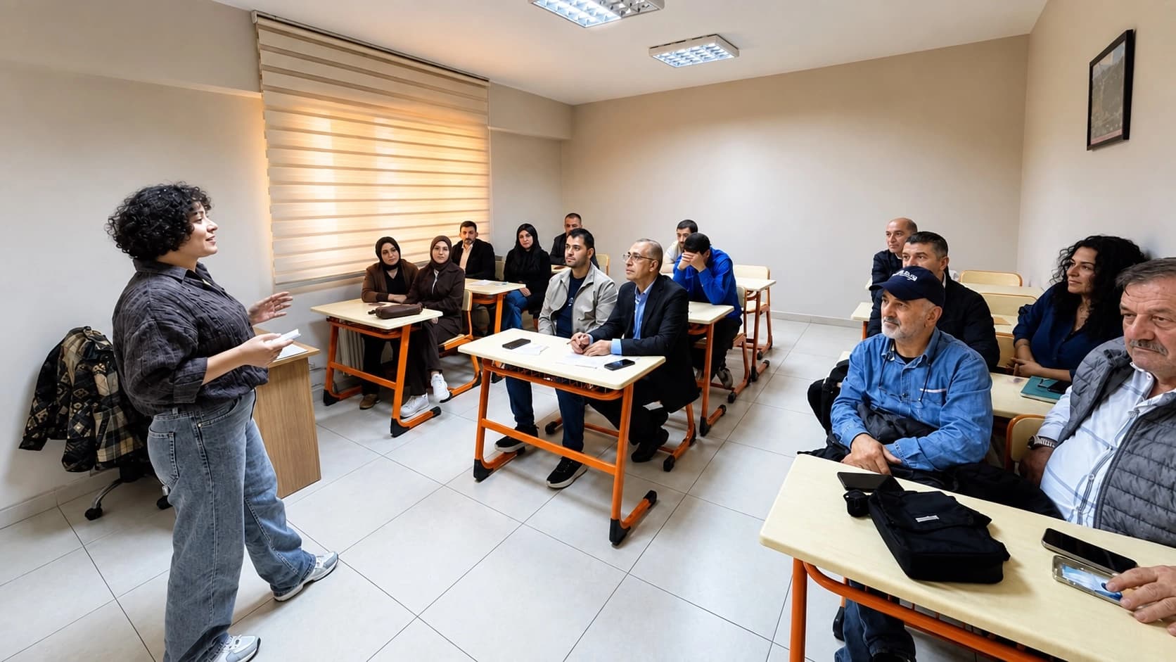 Li Stenbolê gava dîrokî: Li Navenda Perwerdeya Gel kursa Kurdî hat vekirin