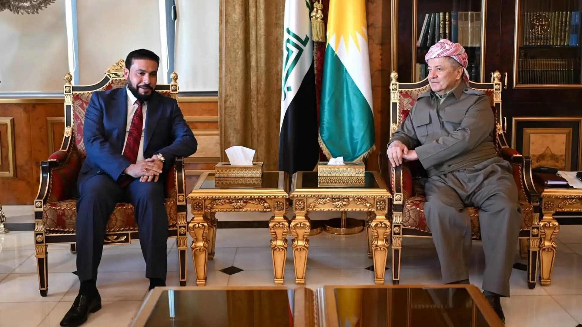 Başkan Mesud Barzani, Misan heyetini kabul etti