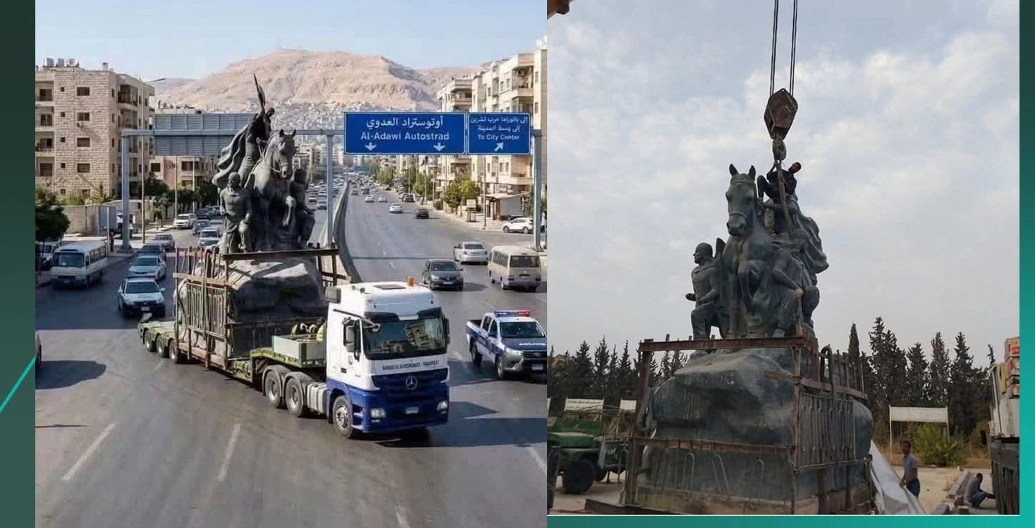 Şam’ın sembolü Selahaddin Eyyubi heykeli kaldırıldı: Halk tepkili