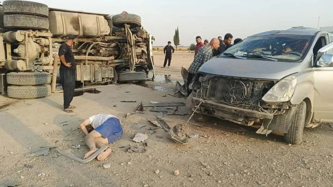 Tîma Qamişlo Sporê qeza kir: 6 kes birîndar bûn
