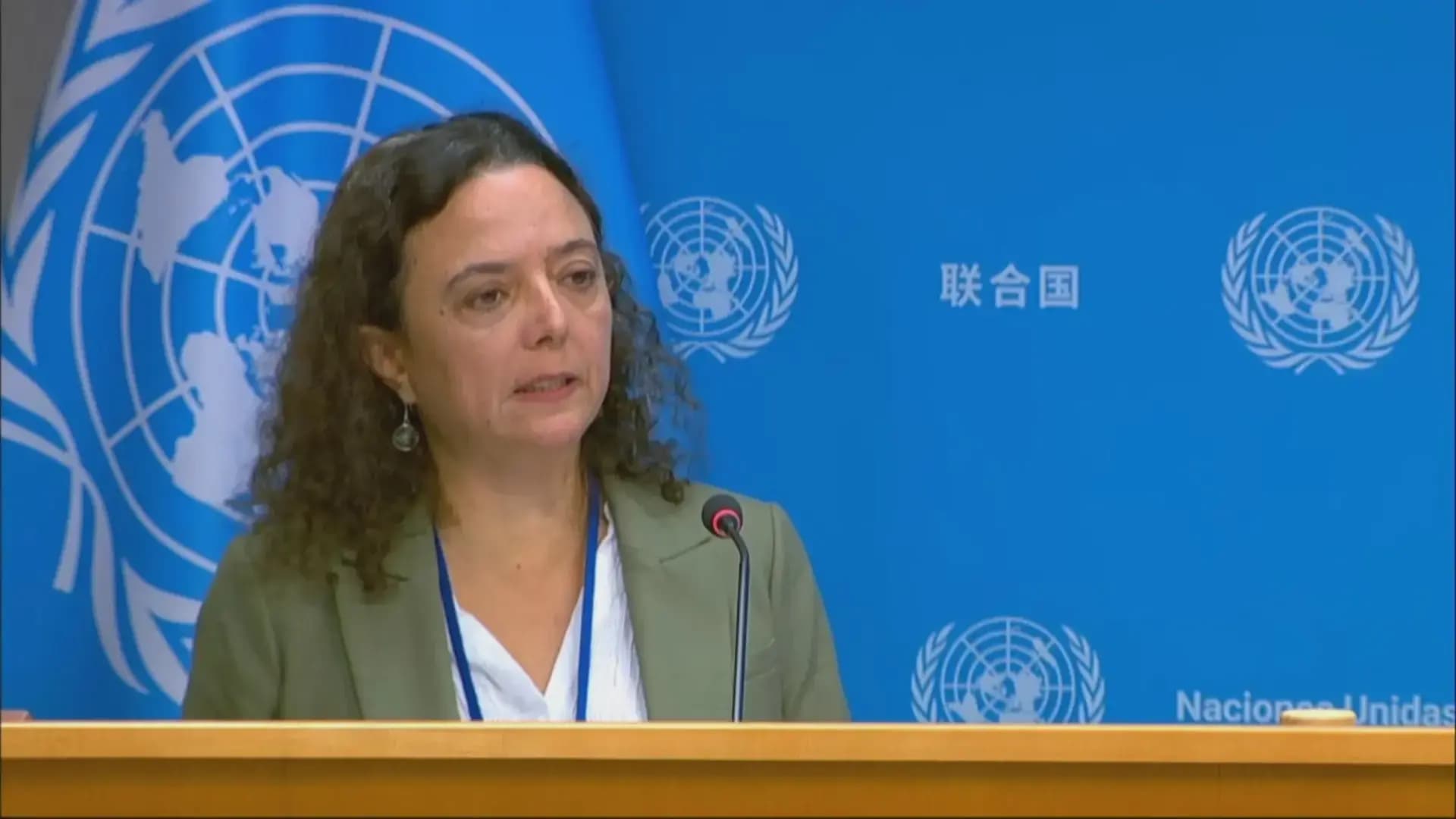 Berdevka Sekreterê NYyê: Min raporên êrişa li ser koçberên Girê Spî nedîtine