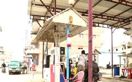 The Screen grab of a gas station in the Cizire Canton. Photo: Rudaw.