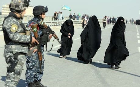 Iraqi army soldiers patrolling Baghdad streets. Photo: AFP