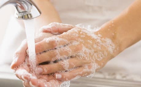 پرۆسەی دەست شوشتن دەبێ لانیكەم 20 چركە بەردەوامبێ