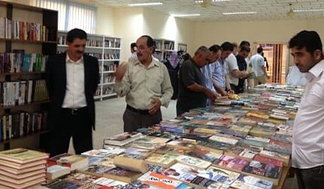 Atroshi’s book drive was made possible with the financial support of the Ministry of Youth and Culture of Kurdistan and recipient Kurdish institutions that could afford a donation. Photo courtesy of Lawen Atroshi